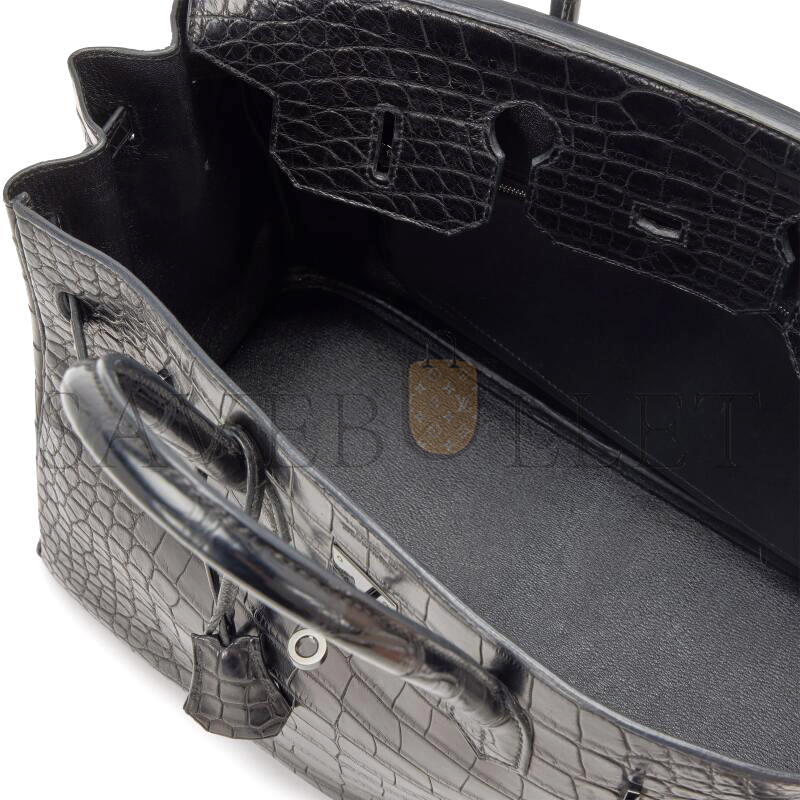 H**mes MASTER BIRKIN 35 SO BLACK MATTE ALLIGATOR (35*25*18cm)